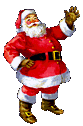 Santa waving